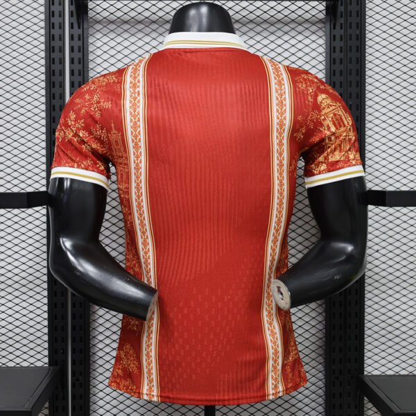 Camisa Manchester United Christian Dior Versão Jogador 2026 Vermelho Nike - Imagem 6