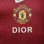 Camisa Manchester United Christian Dior Versão Jogador 2026 Vermelho Nike - Imagem 3