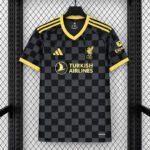 Camisa Liverpool Away Versão Torcedor 2027/28 Preta Adidas