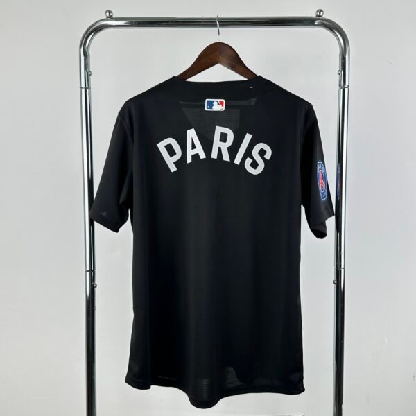 Camisa PSG Paris Saint-Germain Baseball MLB 2026 Preta Nike - Imagem 9