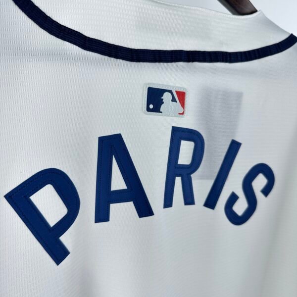 Camisa PSG Paris Saint-Germain Baseball MLB 2026 Branca Nike - Imagem 10