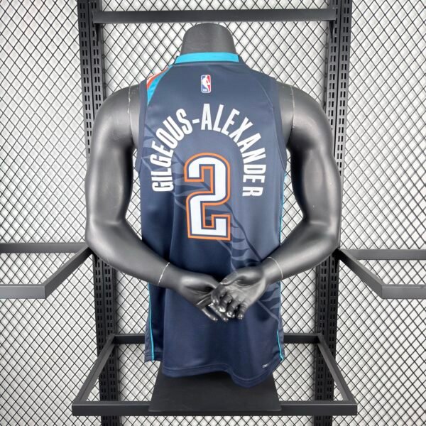 Camiseta Regata Basquete NBA OKC Oklahoma Thunder 2 Shai Gilgeous-Alexander City Edition 2026 Nike - Imagem 2