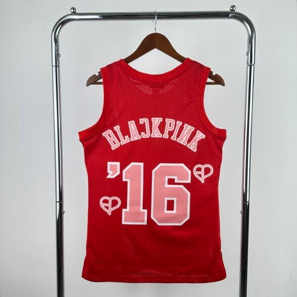 Camiseta Regata NBA Chicago Bulls Blackpink - Mitchell & Ness Vermelha 2025/26 - Imagem 5