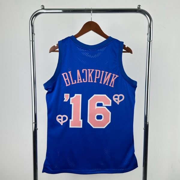 Camiseta Regata NBA  New York Knicks Blackpink - Mitchell & Ness Azul 2025/26 - Imagem 6