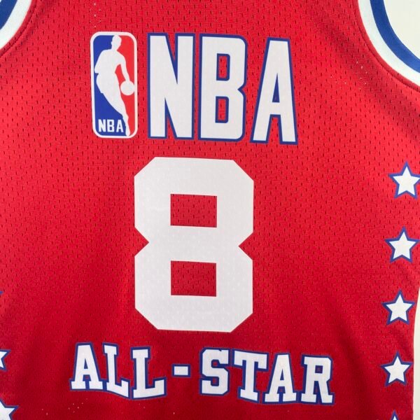 Camiseta Regata NBA All-Star Kobe Bryant 8 Mitchell & Ness Vermelha 2003 - Imagem 2