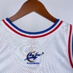 Camiseta Regata NBA All-Star Michael Jordan 23 Mitchell & Ness Branca 2003 - Imagem 9