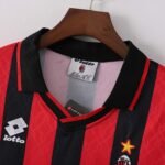 Camisa Retrô Milan Home 1995/1996 Lotto - Imagem 4