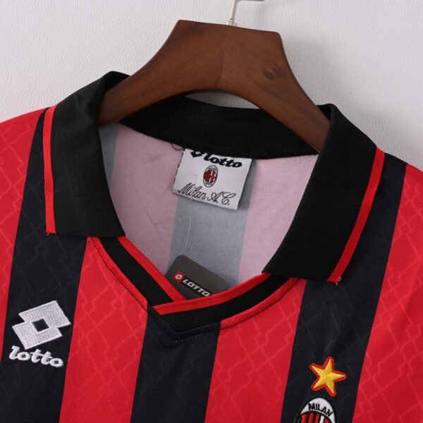 Camisa Retrô Milan Home 1995/1996 Lotto - Imagem 4
