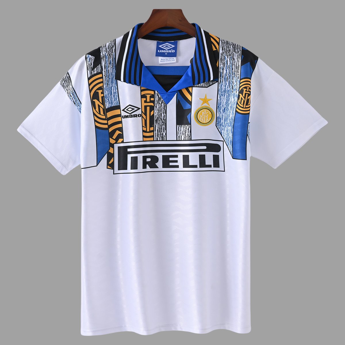 95_96 Inter Milan Away Retro Soccer Jersey 0_ZT Camisa Retrô Inter de Milão Away 1995/1996 Umbro - Imagem 1