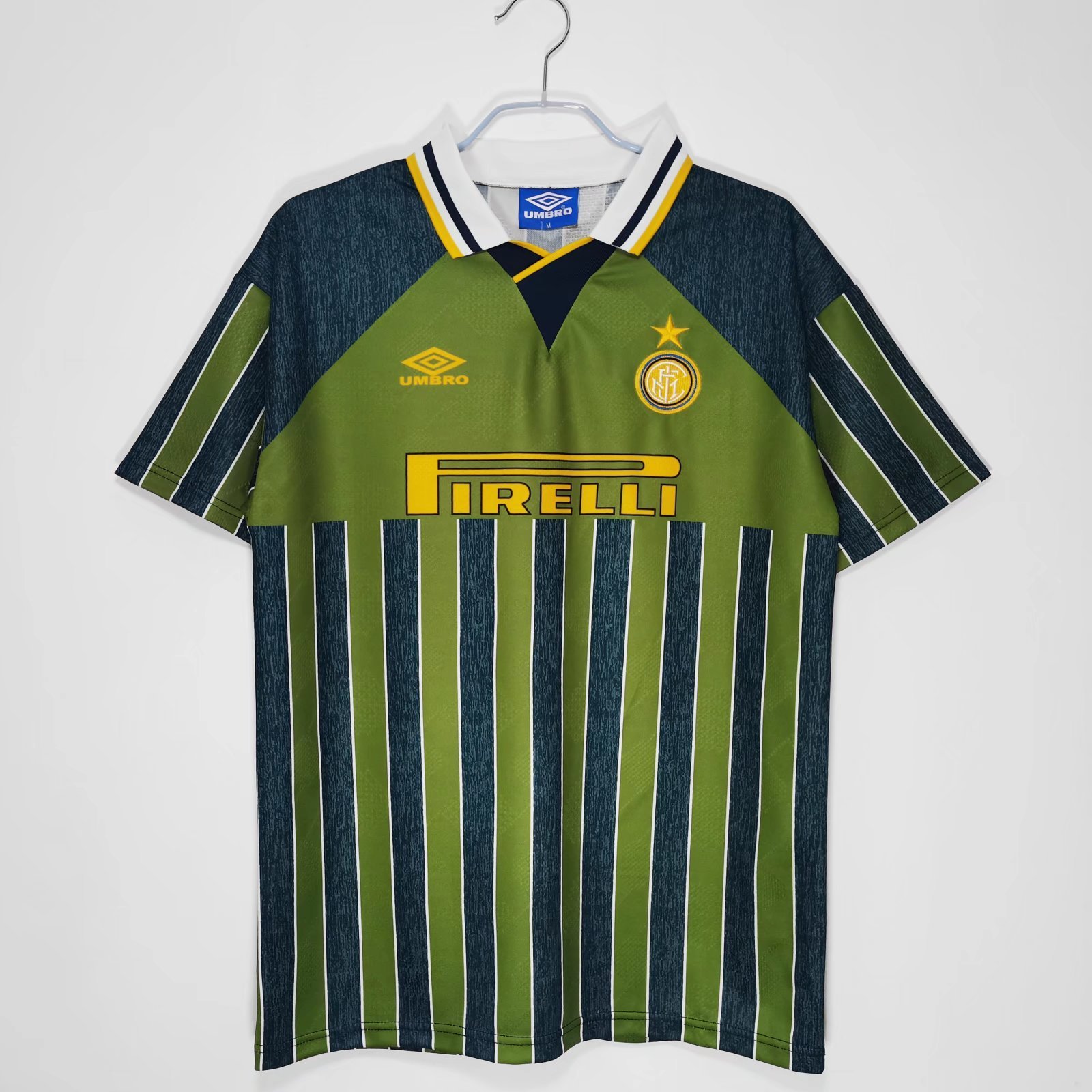 95_96 Inter Milan Third Retro Soccer Jersey 0 Camisa Retrô Inter de Milão Third 1995/1996 Umbro - Imagem 1