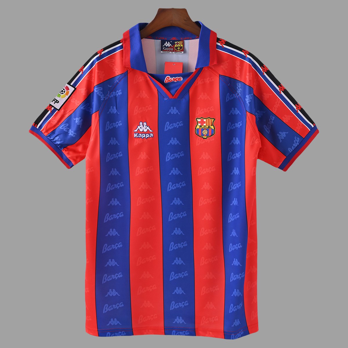 95_97 Barcelona Home Retro Soccer Jersey 0_ZT Camisa Rêtro Barcelona Home Versão Torcedor 1995/1996/1997 Kappa - Imagem 1
