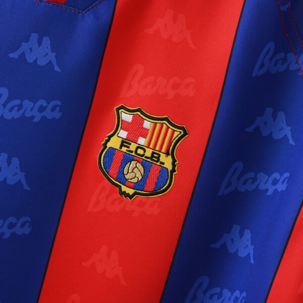 Camisa Rêtro Barcelona Home Versão Torcedor 1995/1996/1997 Kappa - Imagem 4