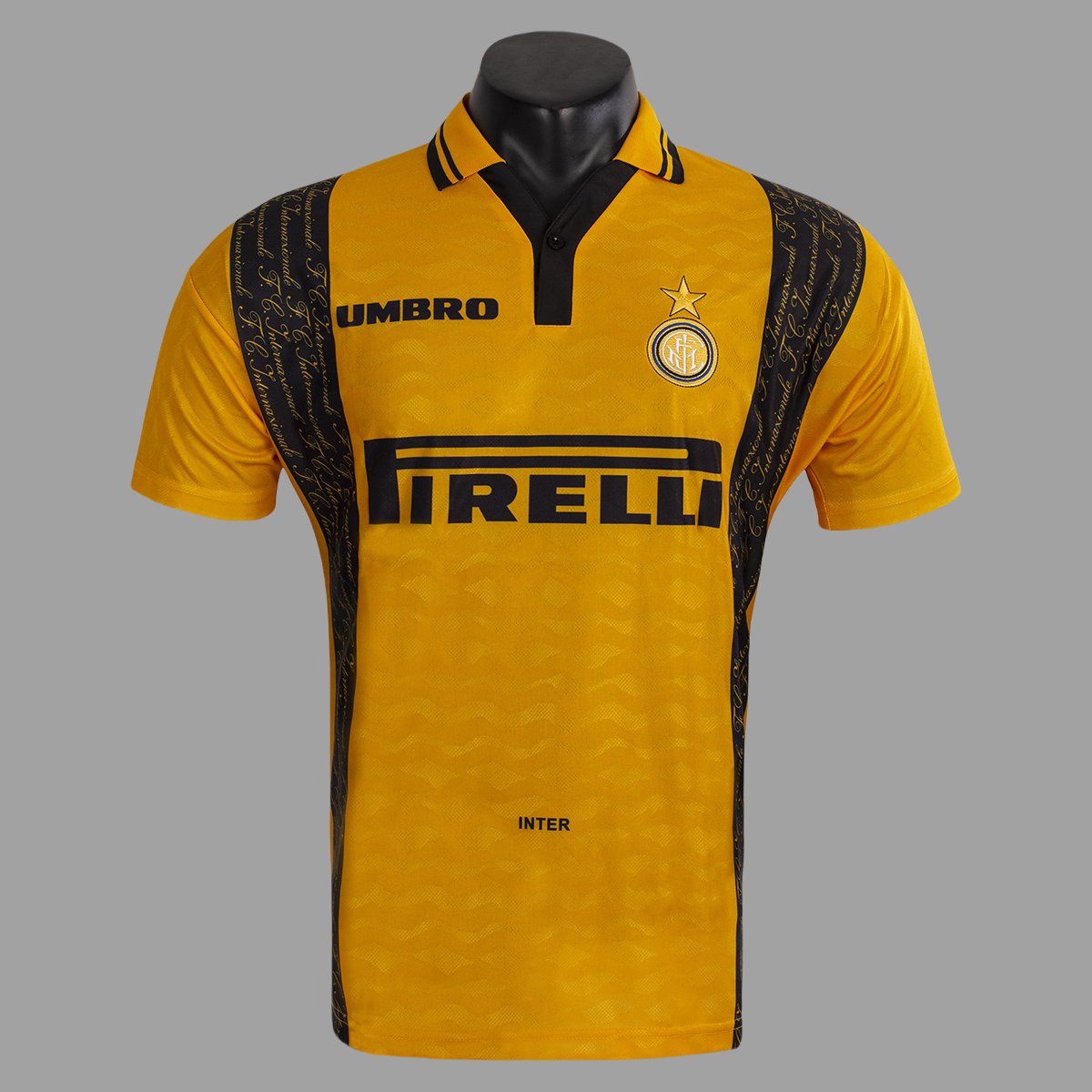 96_97 Inter Milan Third Retro Soccer Jersey 0_ZT Camisa Retrô Inter de Milão Away 1996/1997 Umbro - Imagem 1