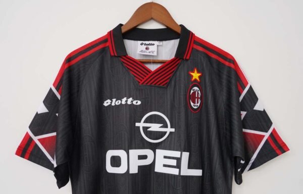 Camisa Retrô Milan 4Th Copa Centenario Belo Horizonte 1997/98 Lotto - Imagem 2