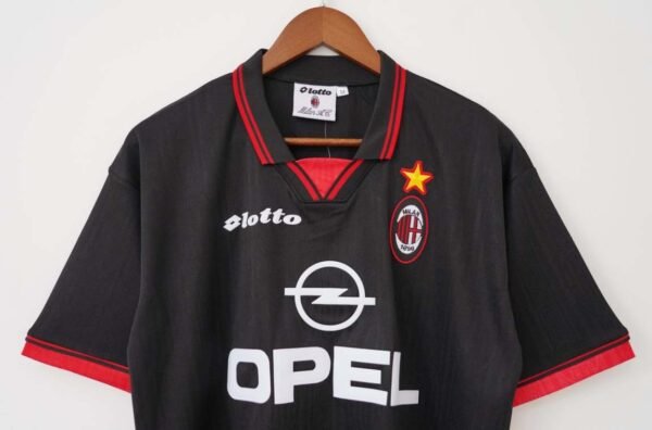 Camisa Retrô Milan 4Th 1997/98 Lotto - Imagem 2