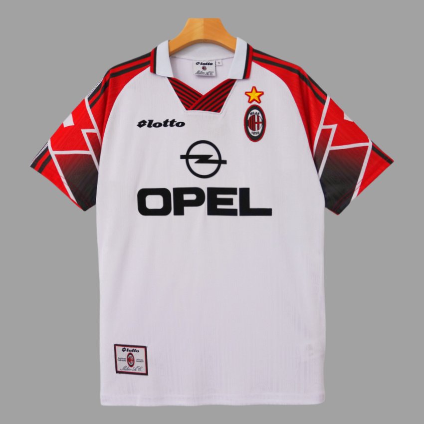 Camisa Retrô Milan Away Copa Centenario Belo Horizonte 1997/98 Lotto
