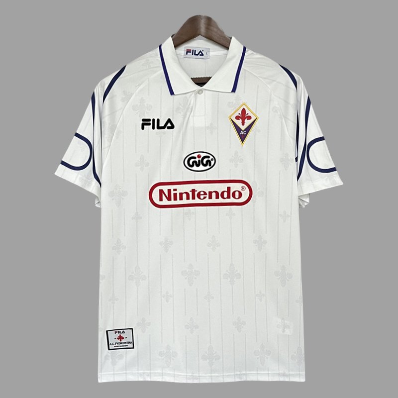Camisa Retrô Fiorentina Away 1997/98 Branca Fila