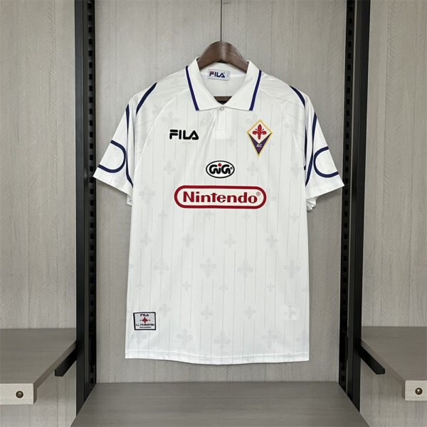 Camisa Retrô Fiorentina Away 1997/98 Branca Fila - Imagem 2