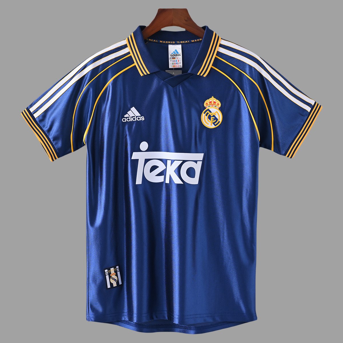 98_99 Real Madrid Third Retro Soccer Jersey 0_ZT Camisa Retrô Real Madrid Third 1998/1999 Adidas - Imagem 1