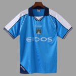 Camisa Retrô Manchester City Home Versão Torcedor 1999/01