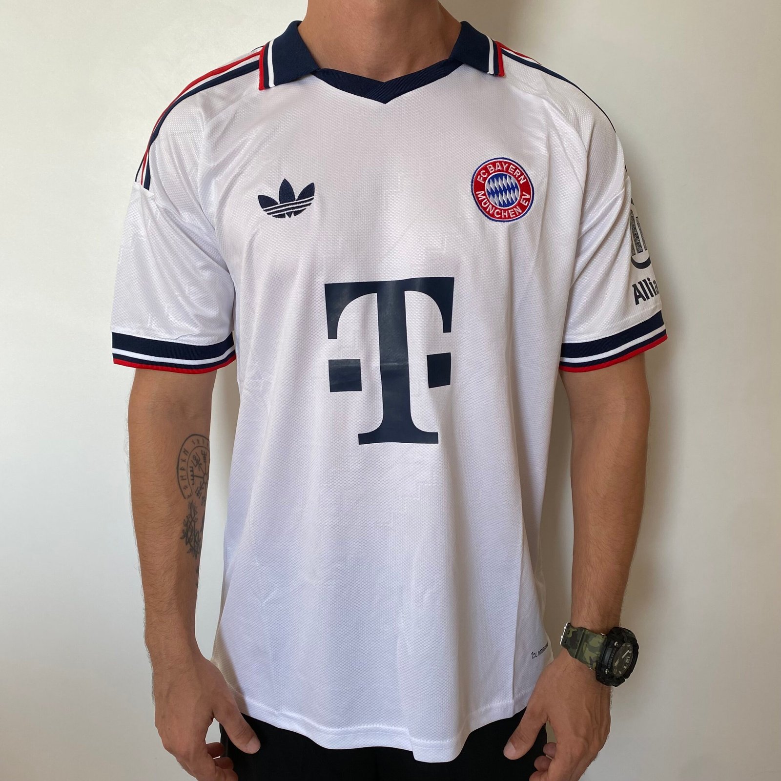 Camisa Bayern Muniche Away Versão Torcedor 2026/27 Branca Adidas