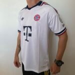 Camisa Bayern Muniche Away Versão Torcedor 2026/27 Branca Adidas - Imagem 5