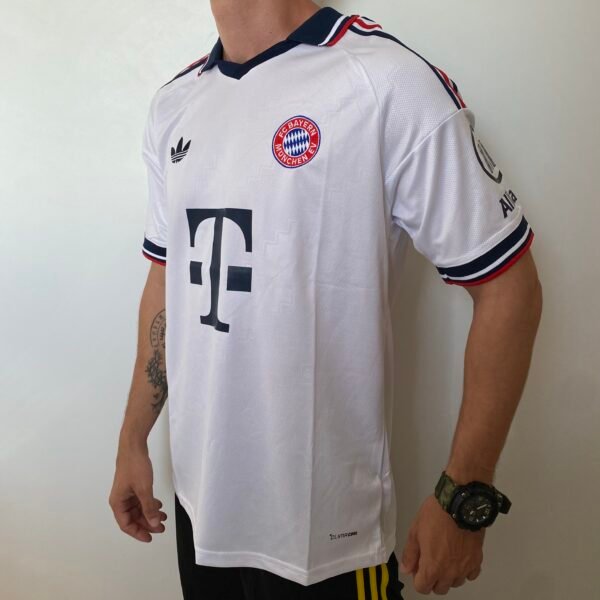 Camisa Bayern Muniche Away Versão Torcedor 2026/27 Branca Adidas - Imagem 5