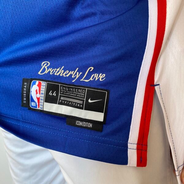 Camiseta Regata NBA Philadelphia 76ers - LeBron James 23 - Icon Azul 2026/27 Nike - Imagem 7