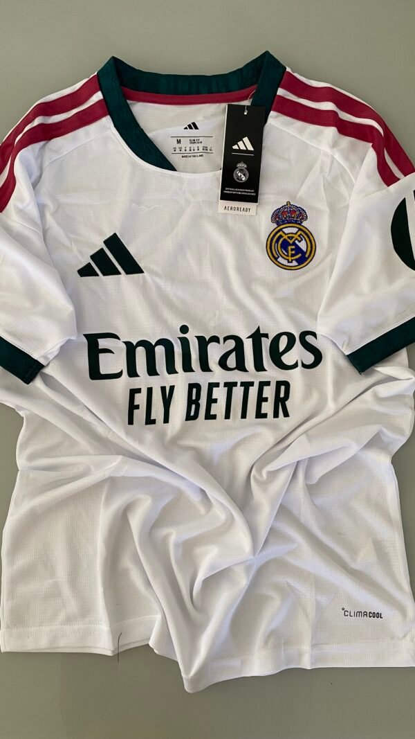Camisa Real Madrid Home Versão Torcedor 2026/27 Branca Adidas - Imagem 9