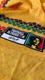 Camisa Jamaica Home Copa do Mundo 2026 Bob Marley Jogador Amarela Adidas - Imagem 15
