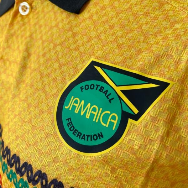 Camisa Jamaica Home Copa do Mundo 2026 Bob Marley Jogador Amarela Adidas - Imagem 3