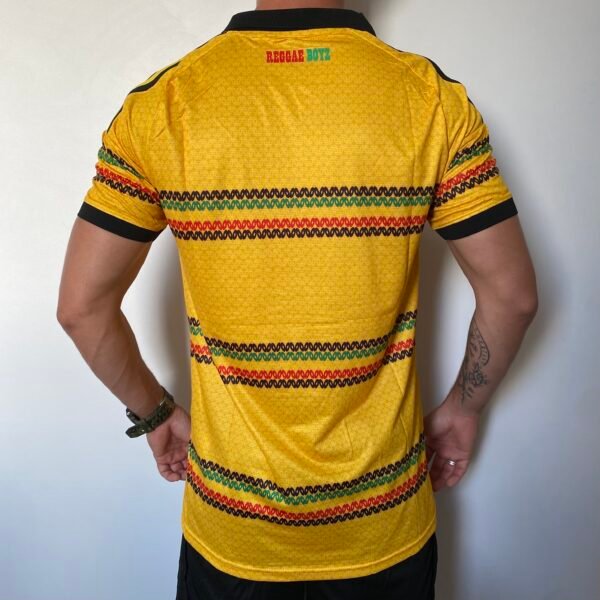 Camisa Jamaica Home Copa do Mundo 2026 Bob Marley Jogador Amarela Adidas - Imagem 9