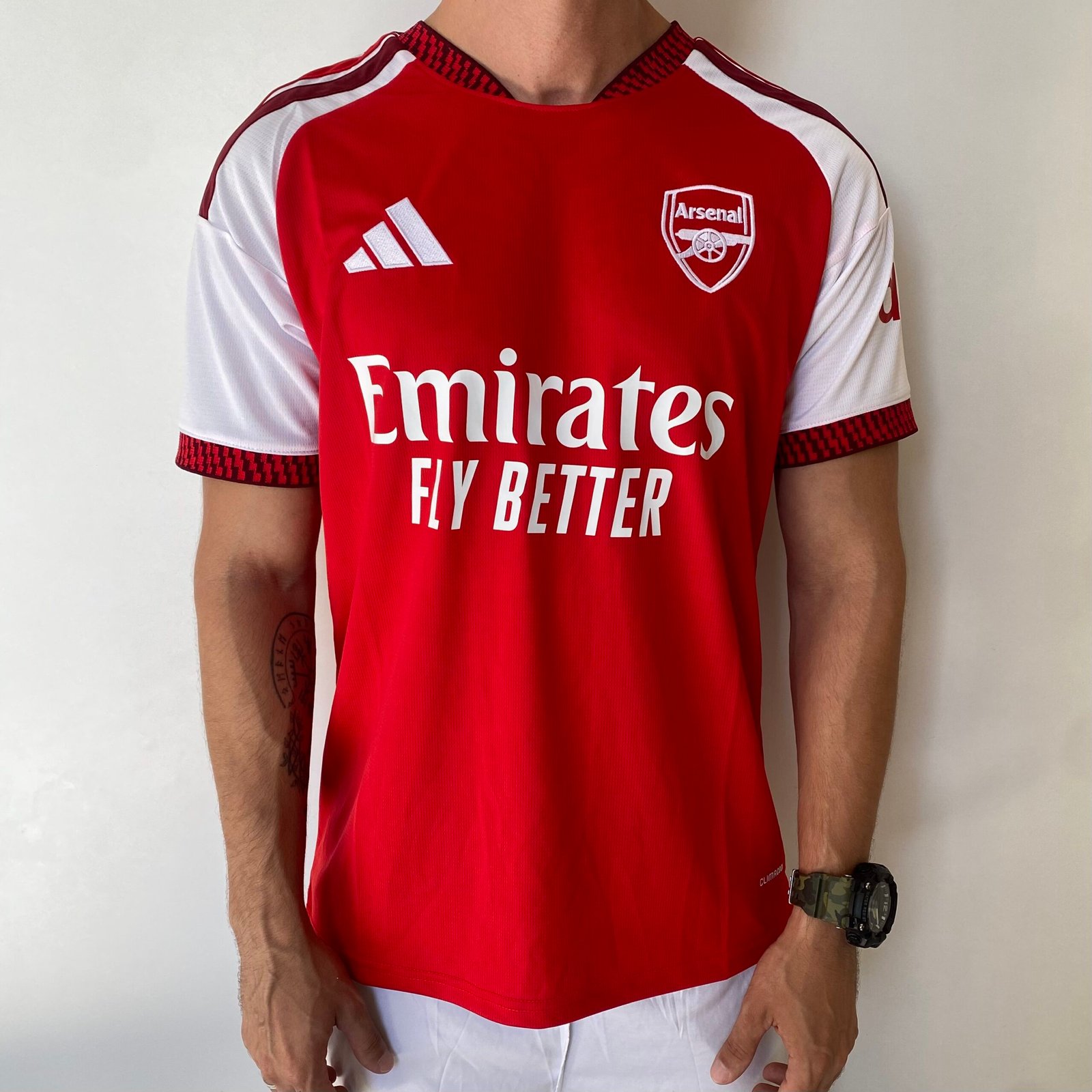 Camisa Arsenal Home Versão Torcedor 2026/27 Vermelha Adidas