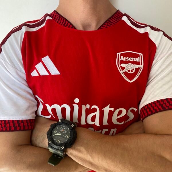 Camisa Arsenal Home Versão Torcedor 2026/27 Vermelha Adidas - Imagem 2