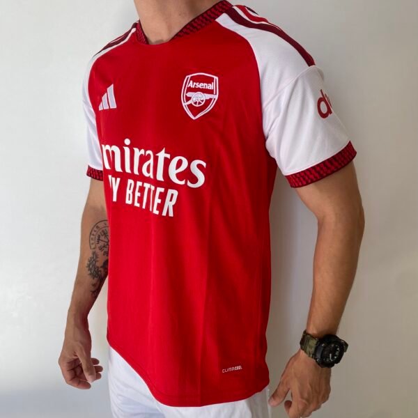 Camisa Arsenal Home Versão Torcedor 2026/27 Vermelha Adidas - Imagem 7