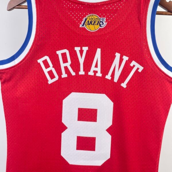 Camiseta Regata NBA All-Star Kobe Bryant 8 Mitchell & Ness Vermelha 2003 - Imagem 7