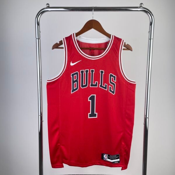 Camiseta Regata NBA Chicago Bulls Icon Edition Swingman 2026 Vermelha Nike - Imagem 5