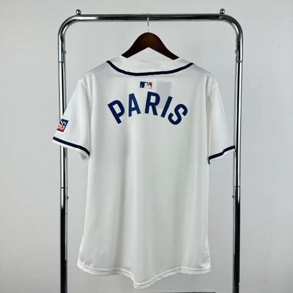 Camisa PSG Paris Saint-Germain Baseball MLB 2026 Branca Nike - Imagem 9