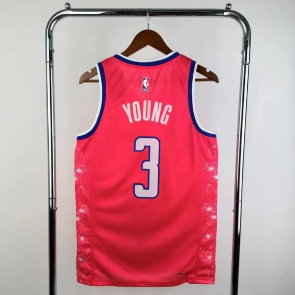 Camiseta Regata NBA Washington Wizards Trae Young 3 City Edition Swingman 2023 Nike - Imagem 5