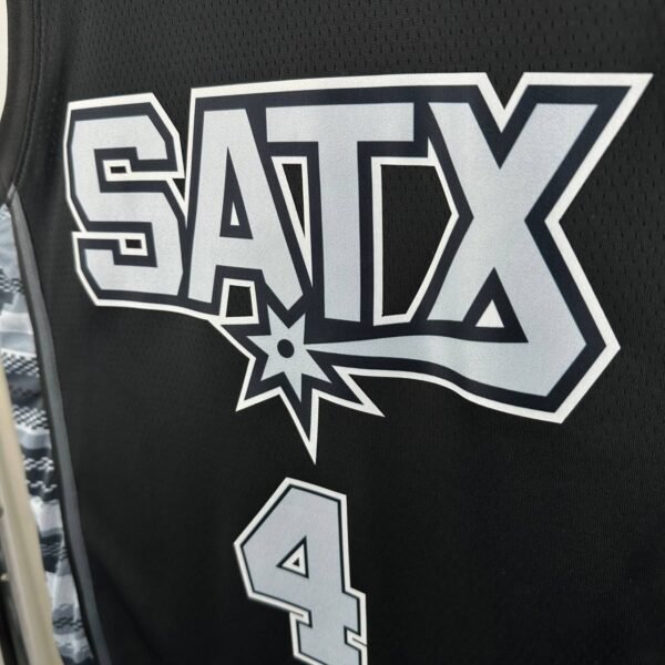 Camiseta Regata NBA Santo Antonio Sturs De'Aaron Fox 4 Statemant Edition Swingman 2023 Nike - Imagem 2