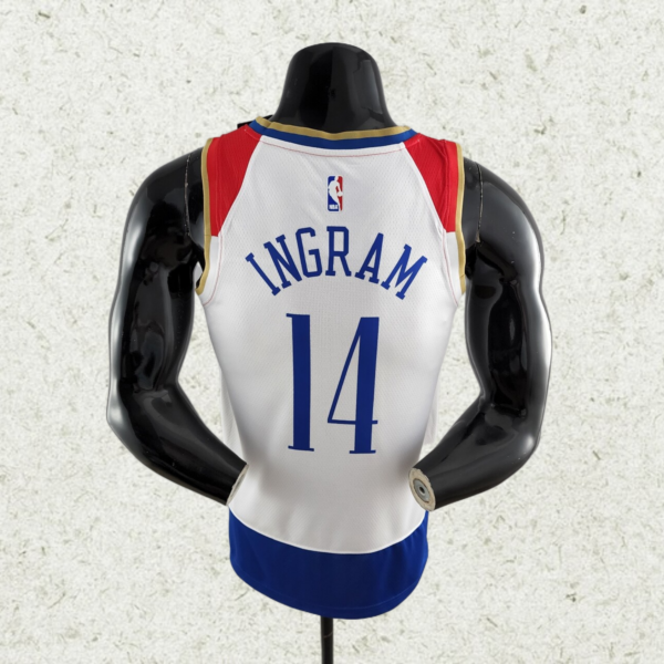 Camiseta Regata NBA New Orleans Pelicans Brandon Ingram 14 City Edition Swingman 2021 Nike - Imagem 7
