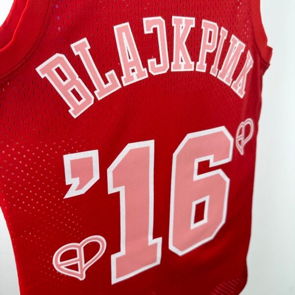 Camiseta Regata NBA Chicago Bulls Blackpink - Mitchell & Ness Vermelha 2025/26 - Imagem 6