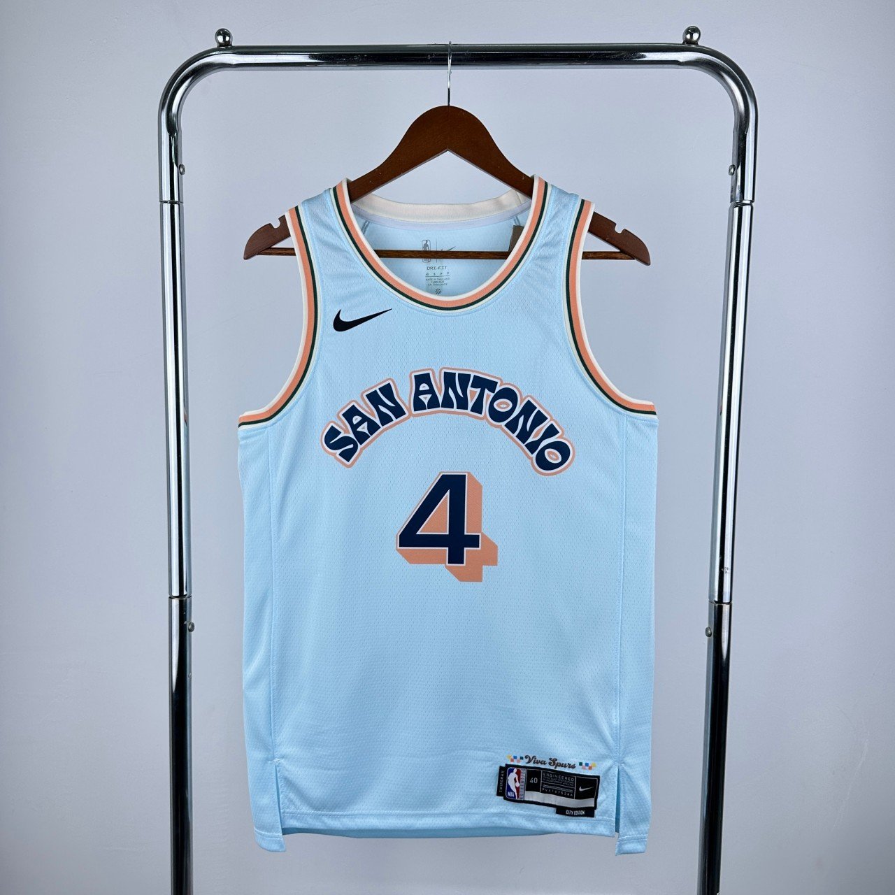 Camiseta Regata NBA Santo Antonio Sturs De'Aaron Fox 4 City Edition Swingman 2025 Nike