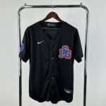 Camisa PSG Paris Saint-Germain Baseball MLB 2026 Preta Nike - Imagem 3