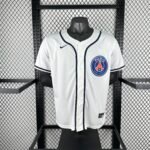 Camisa PSG Paris Saint-Germain Baseball MLB 2026 Branca Nike