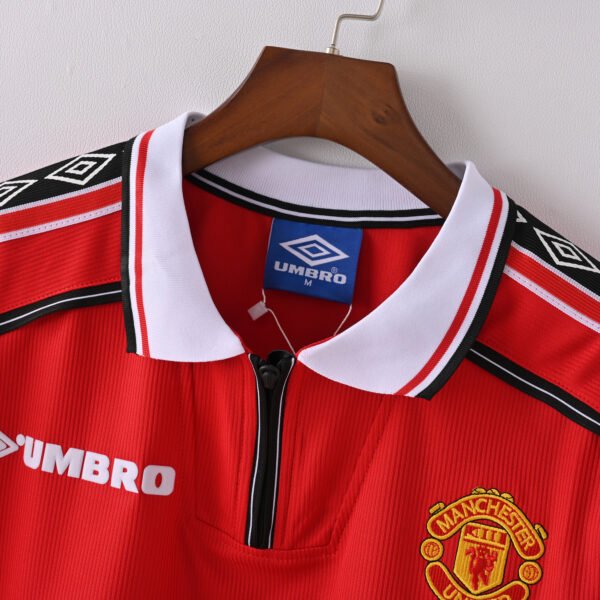 Camisa Retrô Manchester United Home 1998/1999 Umbro - Imagem 2