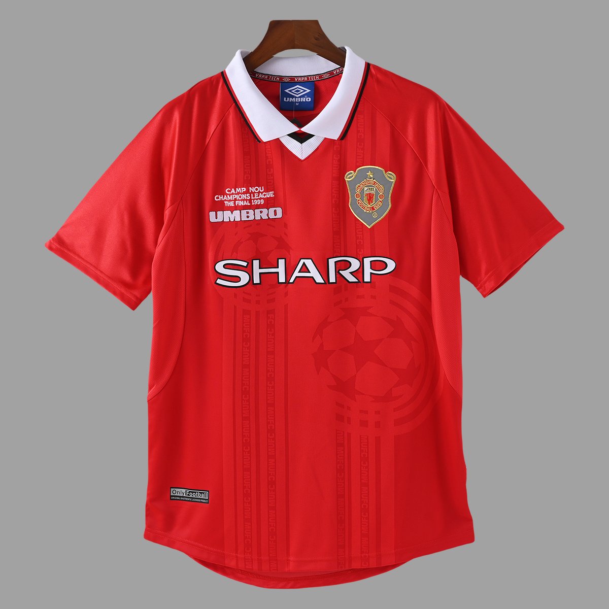 Camisa Retrô Manchester United Home Final Champions 1998/1999 Umbro