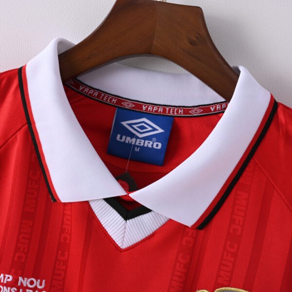 Camisa Retrô Manchester United Home Final Champions 1998/1999 Umbro - Imagem 2