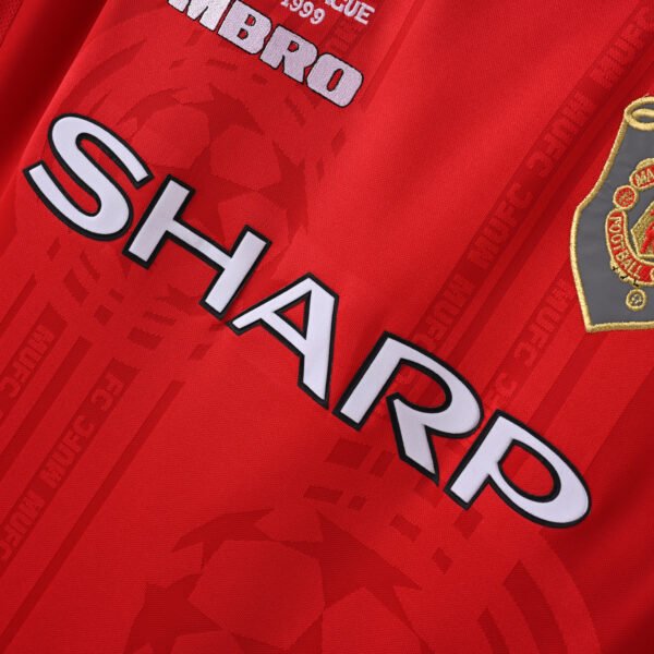 Camisa Retrô Manchester United Home Final Champions 1998/1999 Umbro - Imagem 3